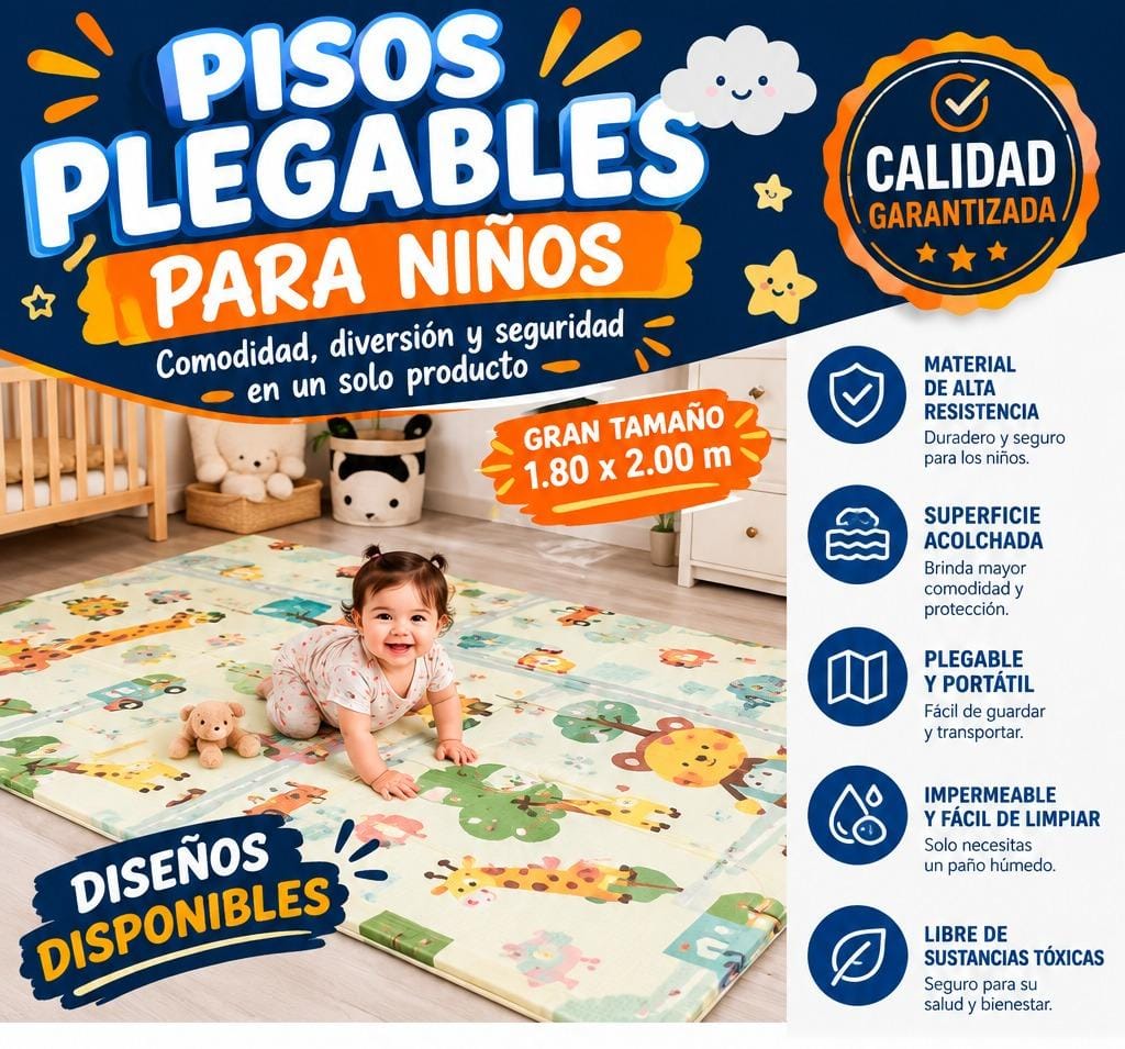 🧸 PISOS PLEGABLES PARA NIÑOS