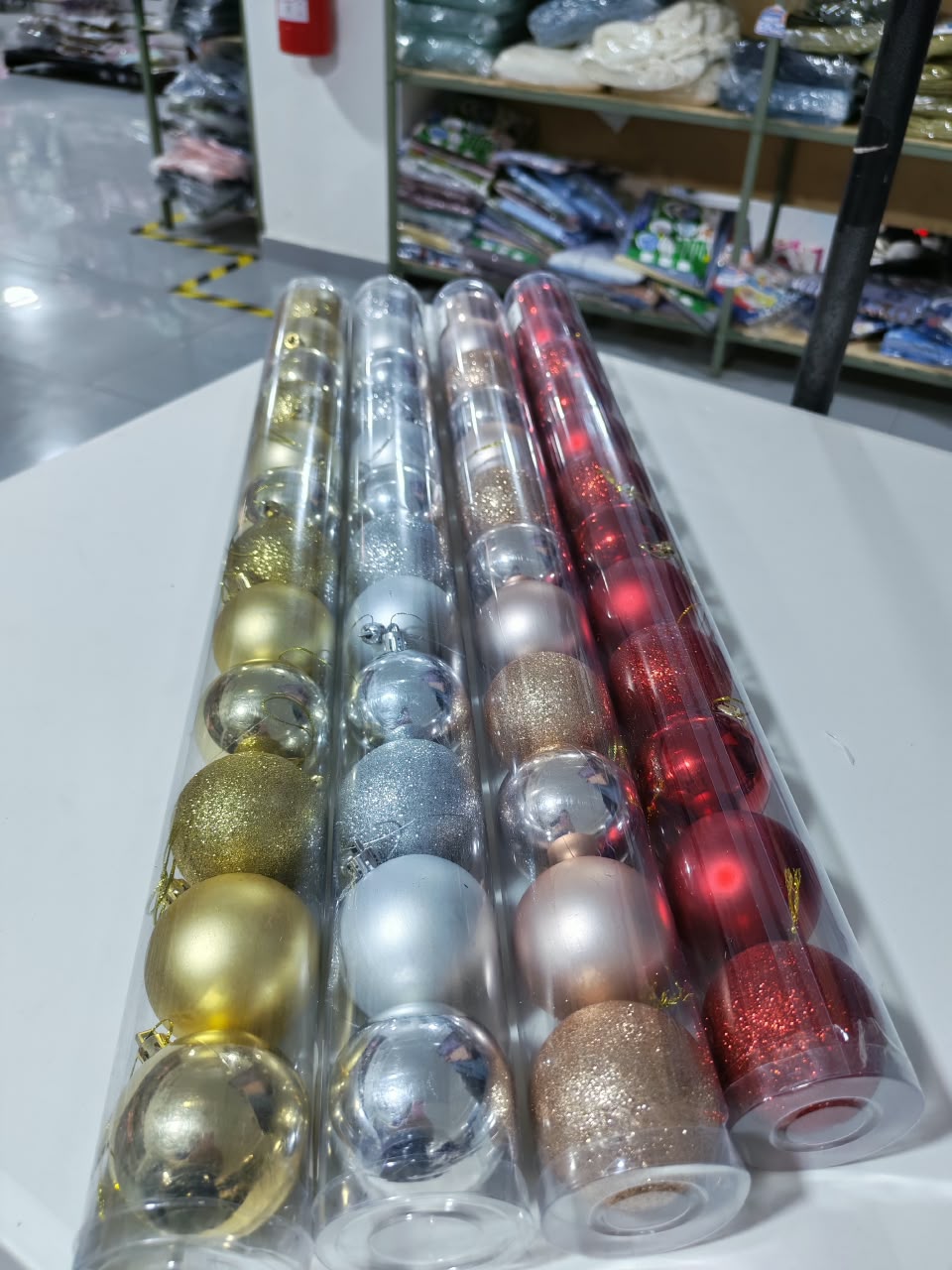 BLISTER DE BOLAS NAVIDEÑAS 6CM/12PCS