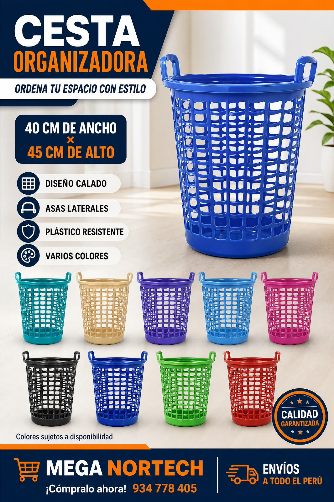 🧺✨ CESTA ORGANIZADORA ✨🧺