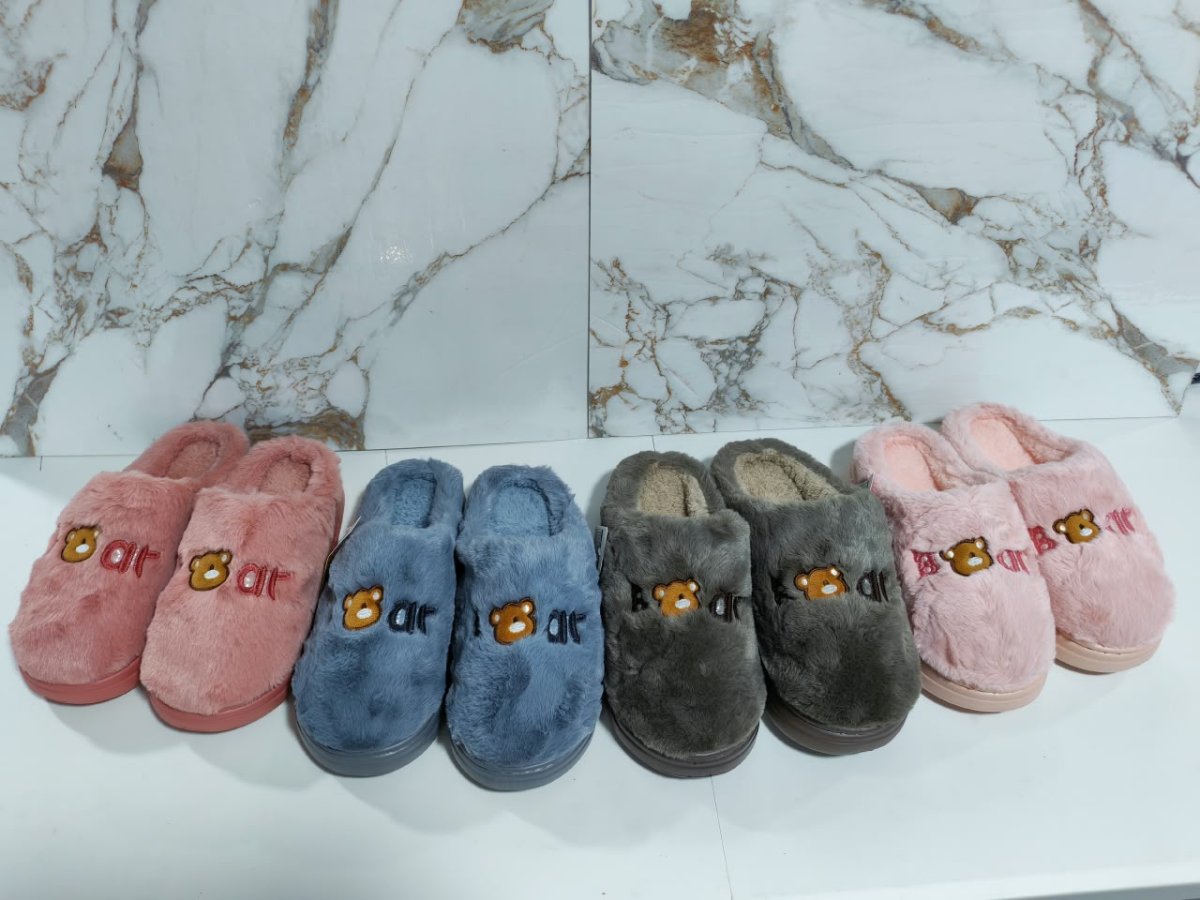 PANTUFLAS APELUCHADAS OSO