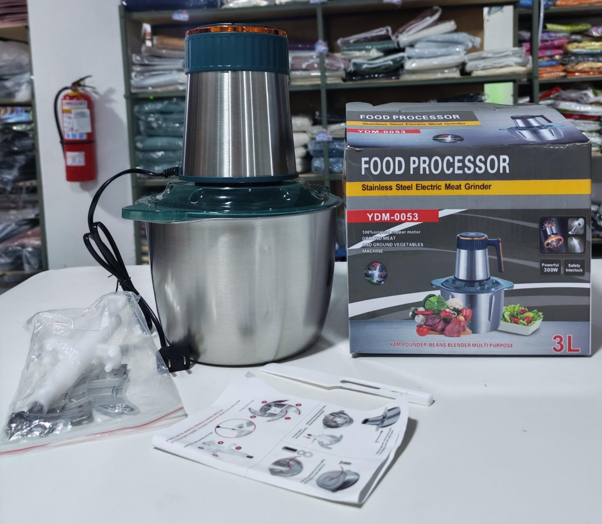 PROCESADOR DE ALIMENTOS ELECTRÓNICO 3 LITROS